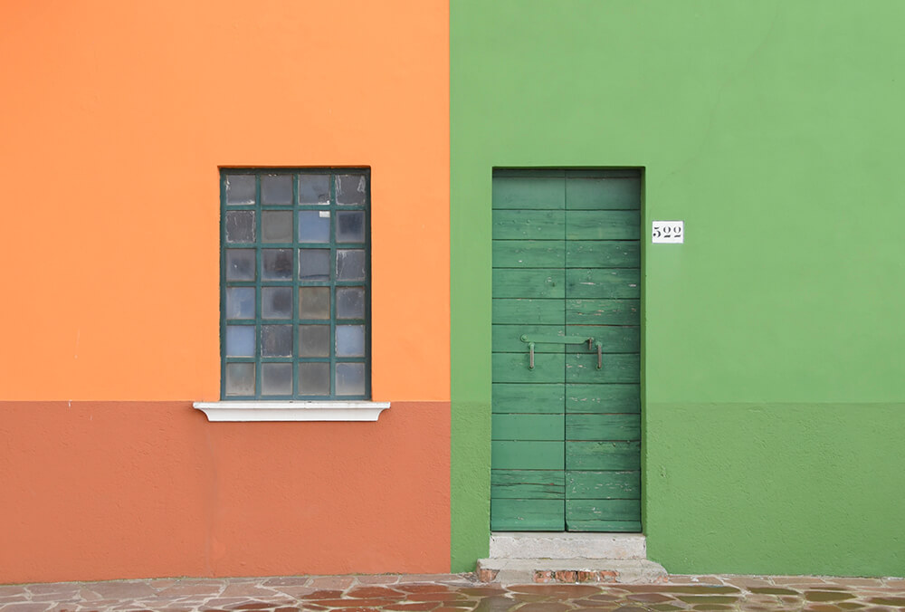 Green Stucco house example 1