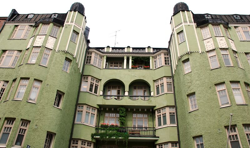 Green Stucco house example 20