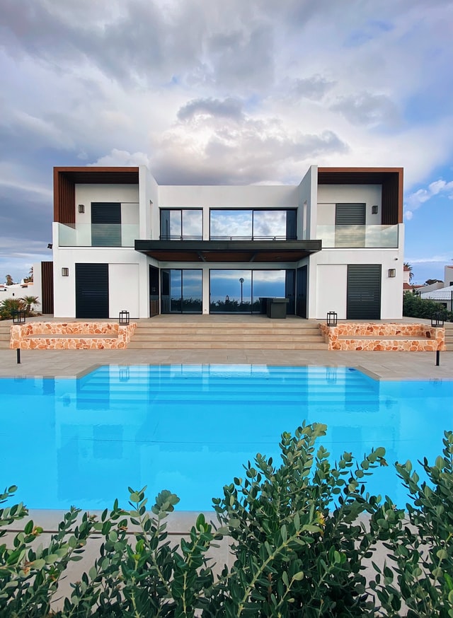 image of house with modern stucco example 8