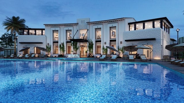 image of house with modern stucco example 7