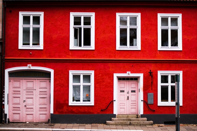 red stucco from ZD Stucco Repair example 1