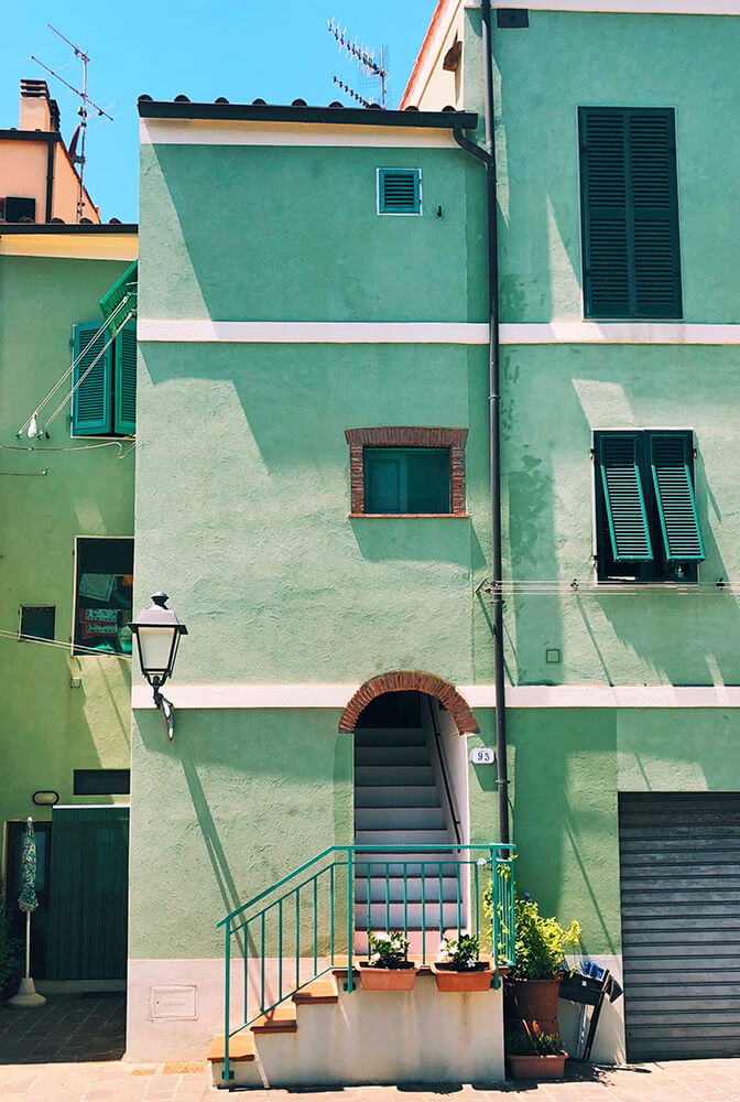 Green Stucco house example 17