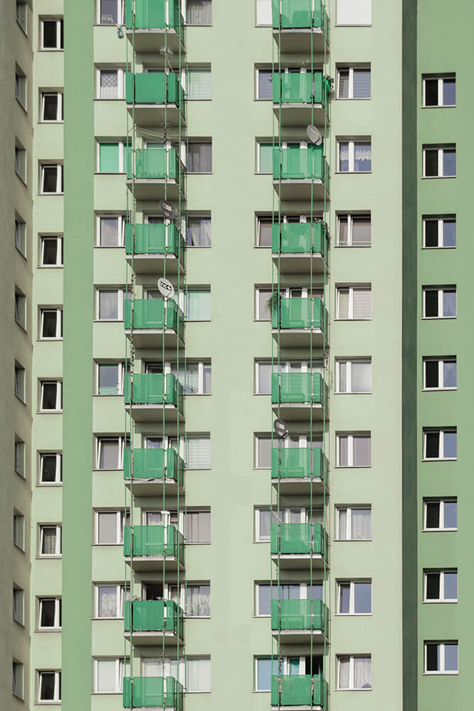 Green Stucco house example 8