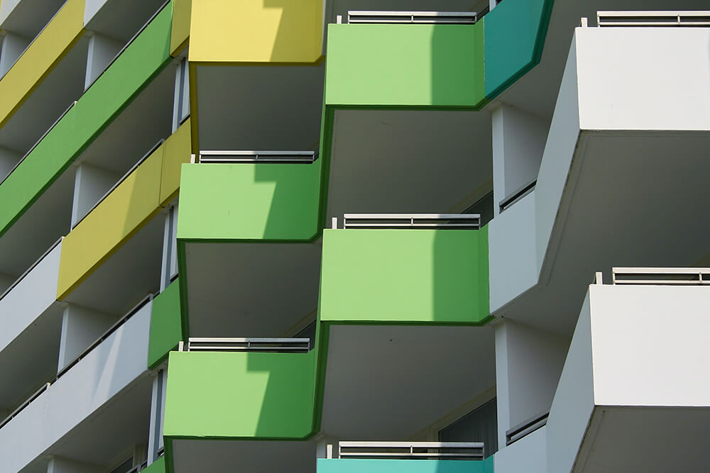 Green Stucco house example 11