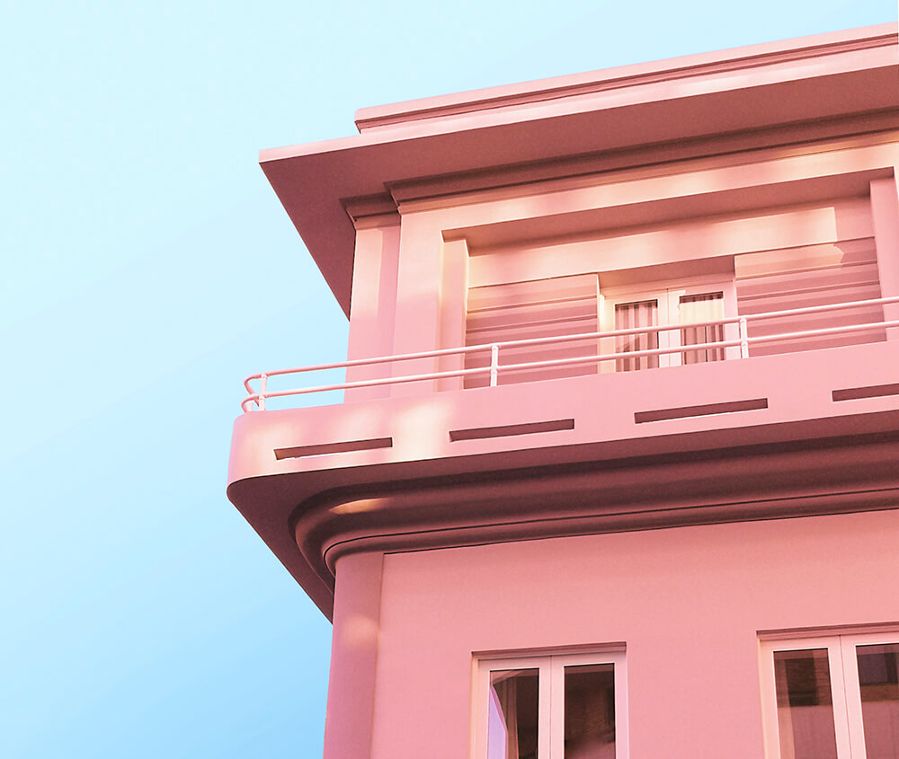 20 Beautiful Examples of Pink Stucco 12 Pink Stucco work example 10