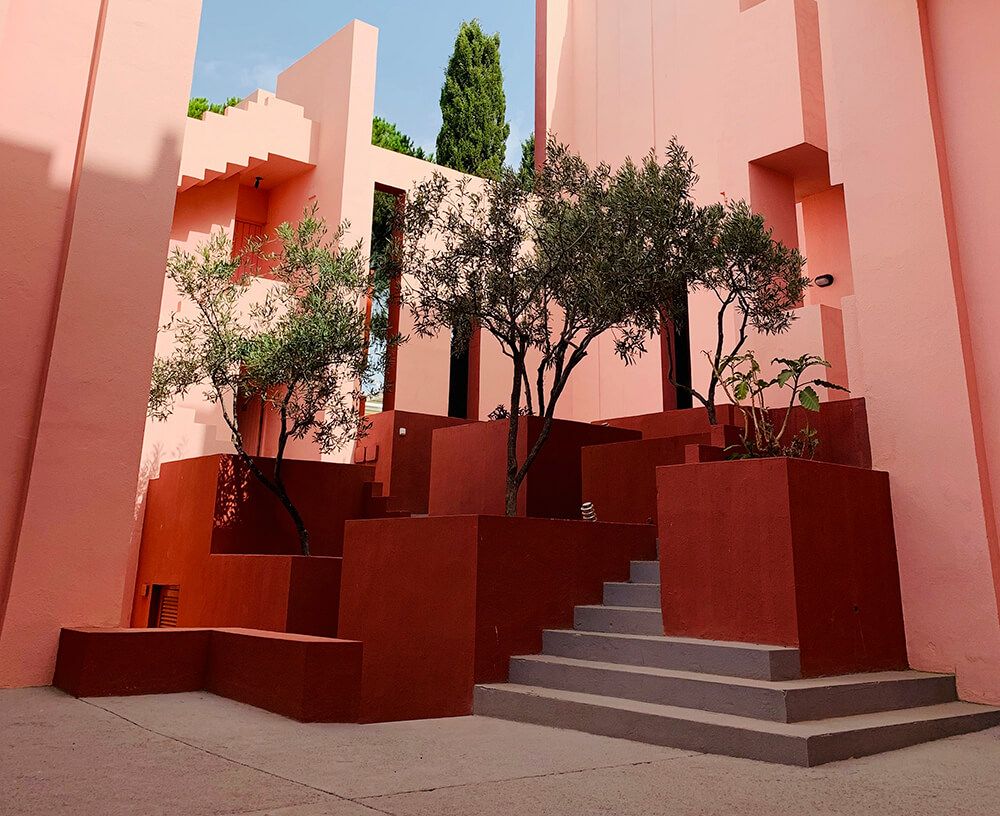 20 Beautiful Examples of Pink Stucco 15 Pink Stucco work example 13