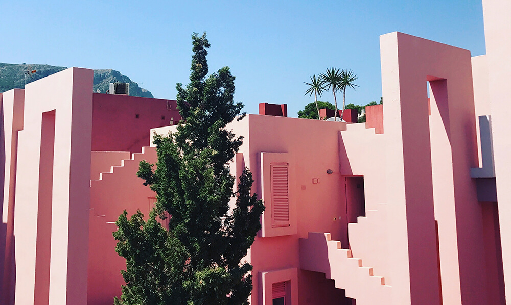 20 Beautiful Examples of Pink Stucco 16 Pink Stucco work example 14