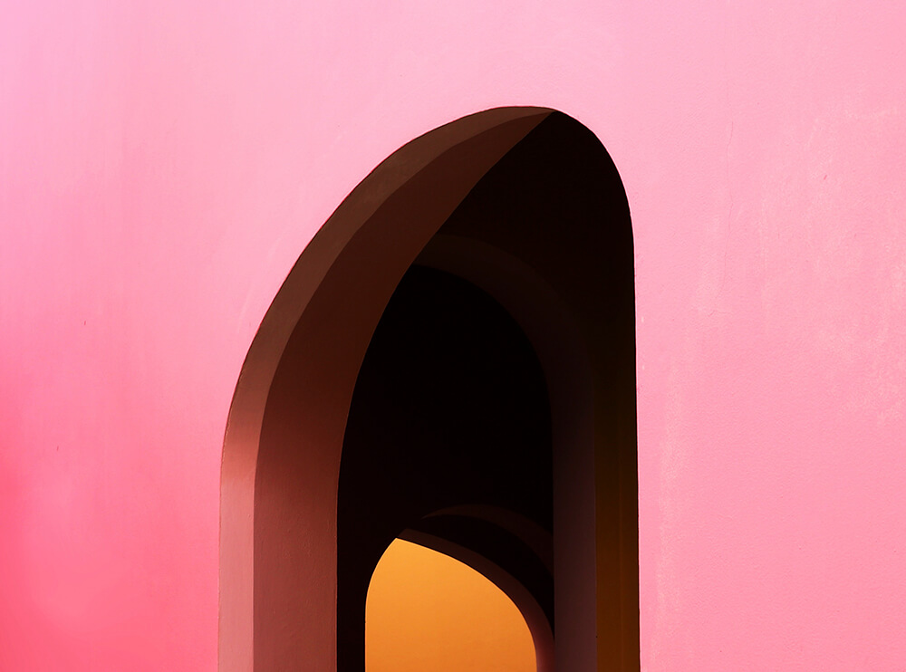 20 Beautiful Examples of Pink Stucco 18 Pink Stucco work example 15