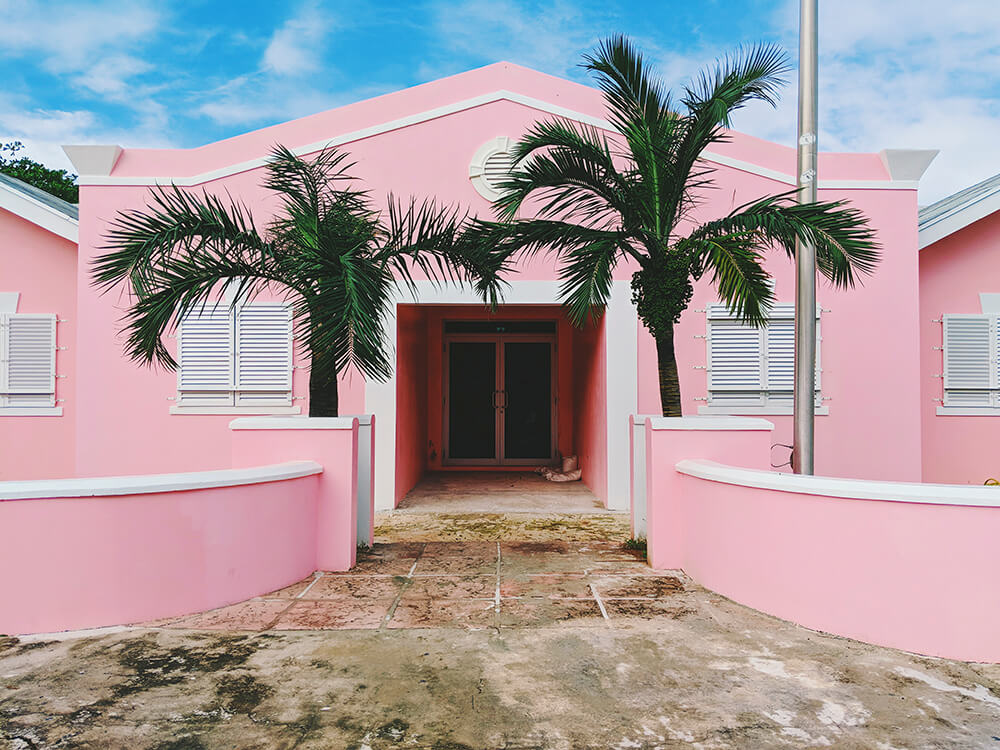 20 Beautiful Examples of Pink Stucco 8 Pink Stucco work example 6